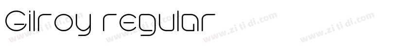 Gilroy regular字体转换 Gilroy regular字体转换